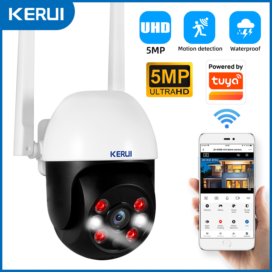 Smart Home Cctv Camera - KERUI 5MP IP Kamera, Onvif ve