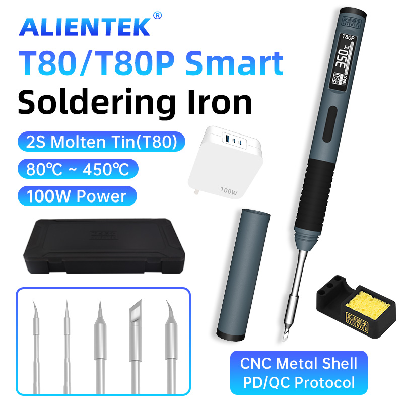 Smart Home Interior - ALIENTEK T80 Akıllı Havya PD 100W