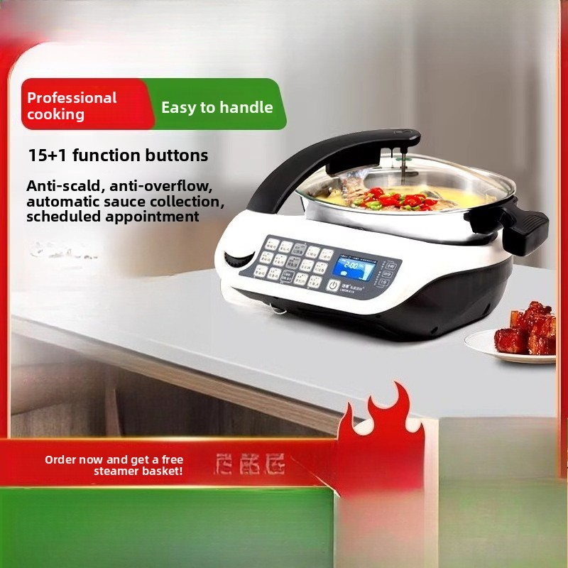 Smart Home Appliances - E15 Akıllı Pişirme Robotu, Büyük Kapasiteli