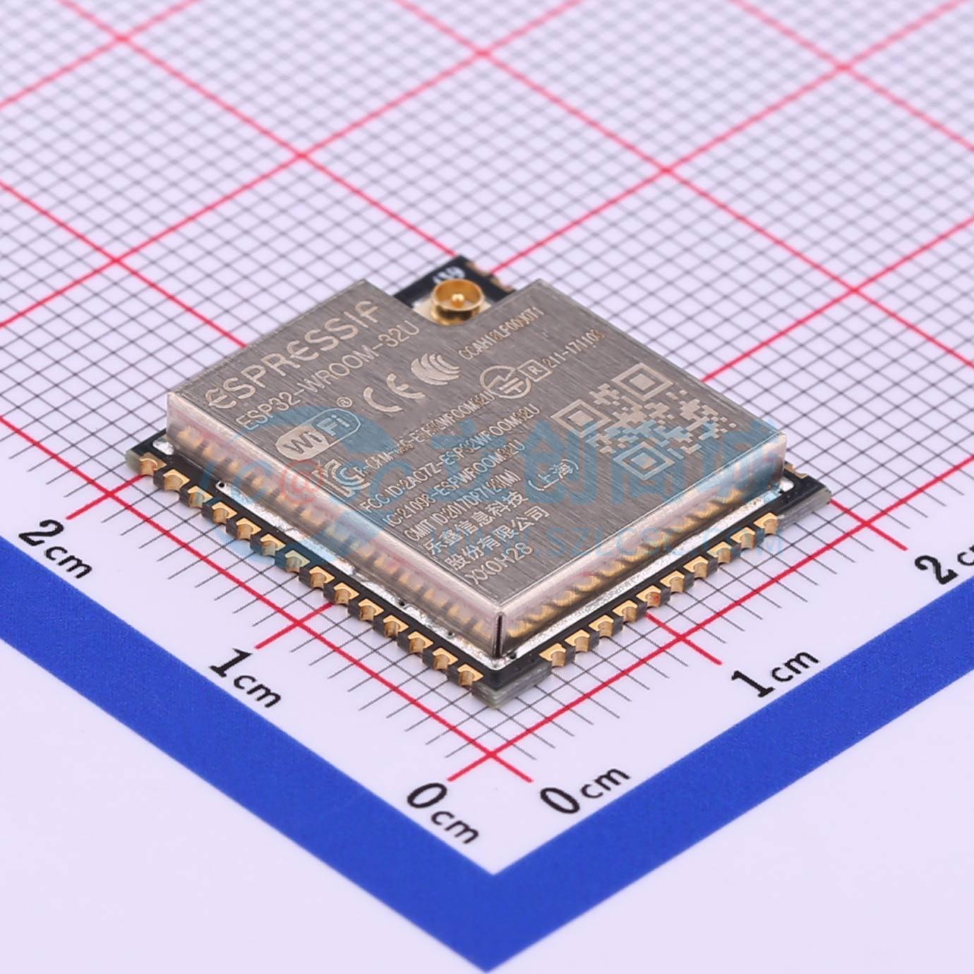 Smart Home Iot - 3 adet ESP32-WROOM-32U-N16 SMD 19.2x18mm ESP32-DOWD