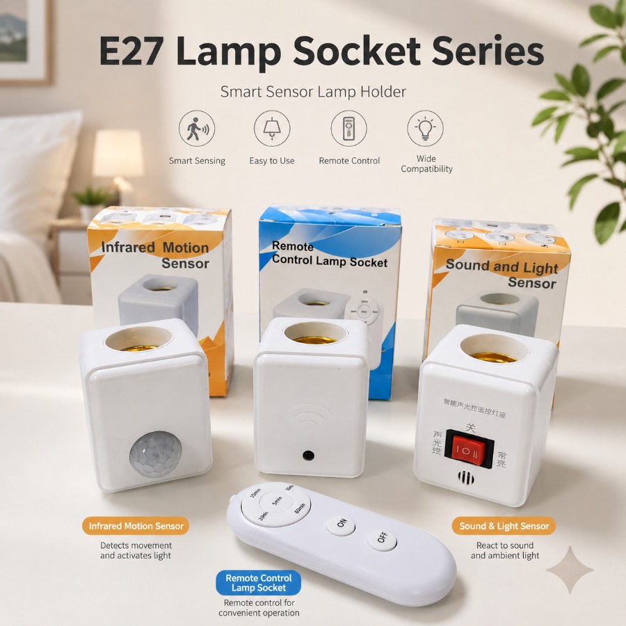 Pir Motion Sensor - AB/ABD Tak E27 PIR Hareket Sensörü