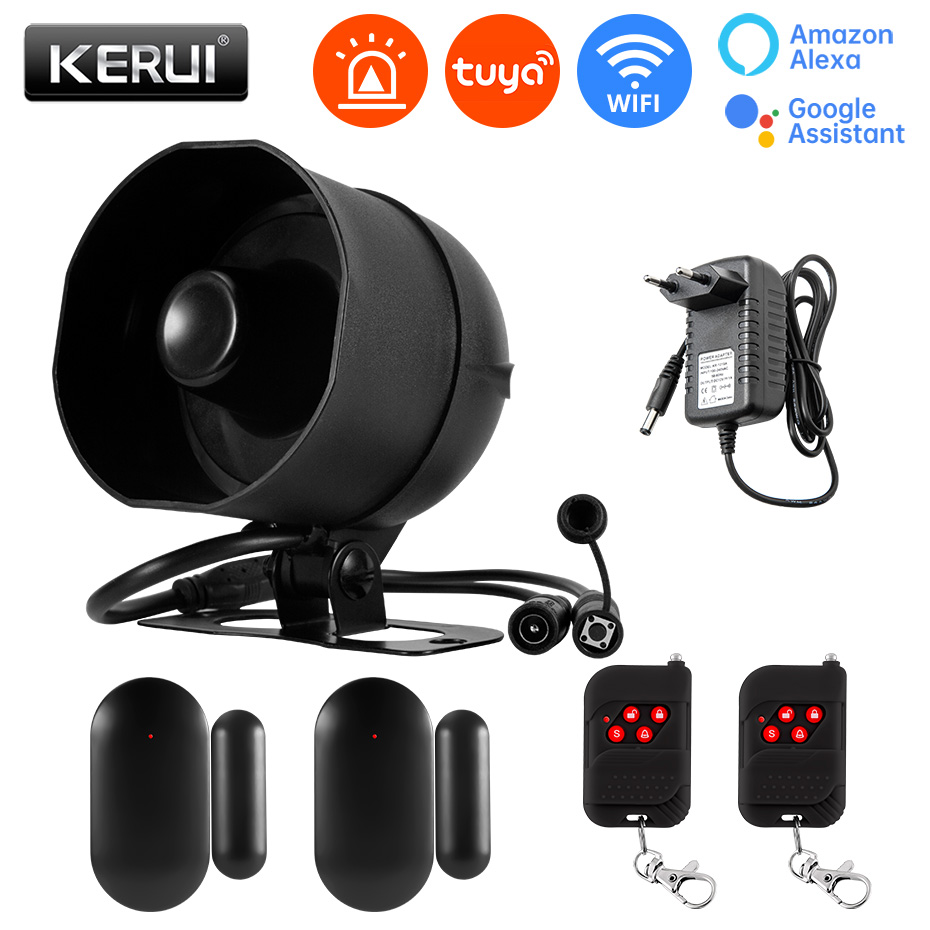 Smart Home Speaker - KERUI 120db Tuya Akıllı WiFi hoparlör
