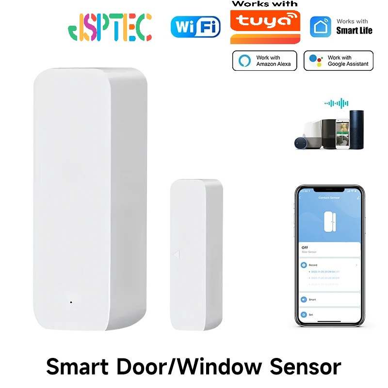 Smart Home Security System - Tuya WiFi Akıllı Kapı Sensörü Kapı