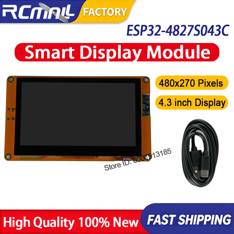 ESP32-4827S043C 4.3 İnç Akıllı - Smart Home Display incelemesi ve fiyatı