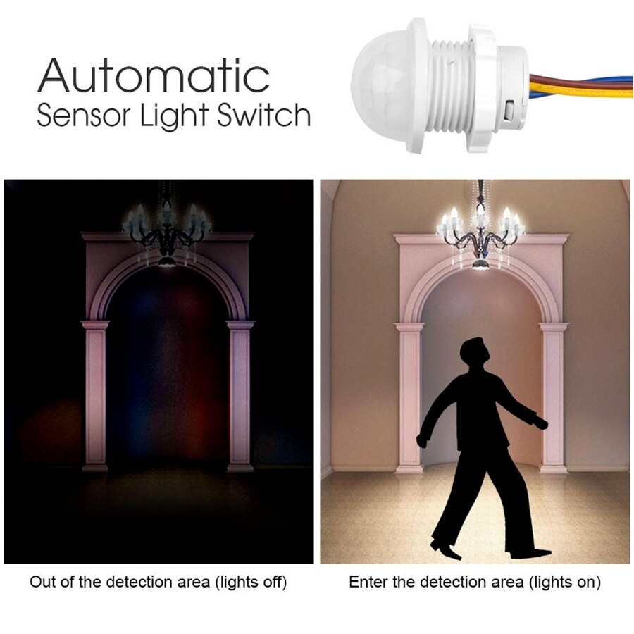 AC 110V 220V Mini hareket sens - Smart Home Project incelemesi ve fiyatı