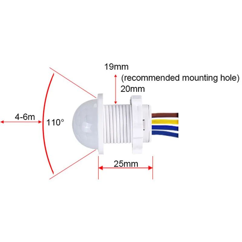 AC 110V 220V Mini hareket sens - Smart Home Project incelemesi ve fiyatı
