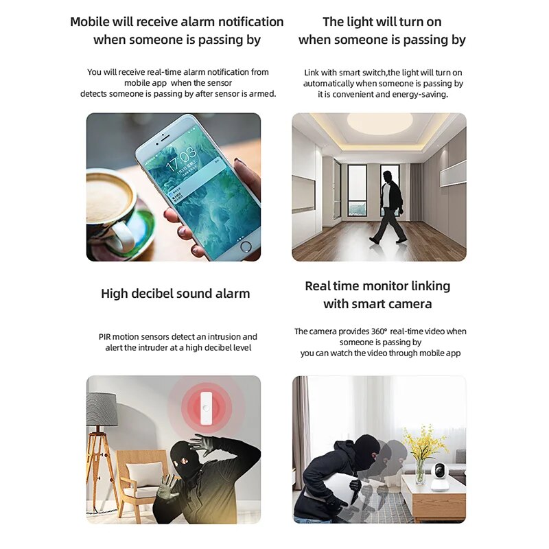 Tuya WiFi Zigbee PIR Hareket S - Pir Motion Sensor incelemesi ve fiyatı