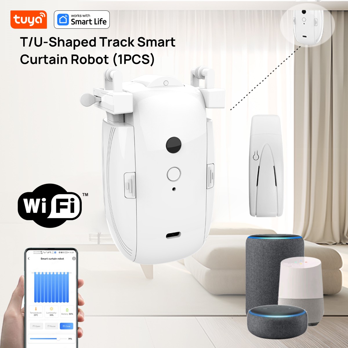 Tuya Akıllı WiFi Perde Robotu  - Smart Home Gira incelemesi ve fiyatı