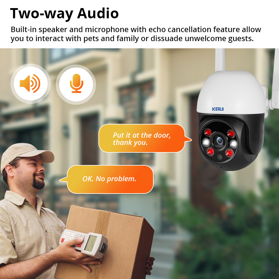 KERUI 5MP IP Kamera, Onvif ve  - Smart Home Cctv Camera incelemesi ve fiyatı