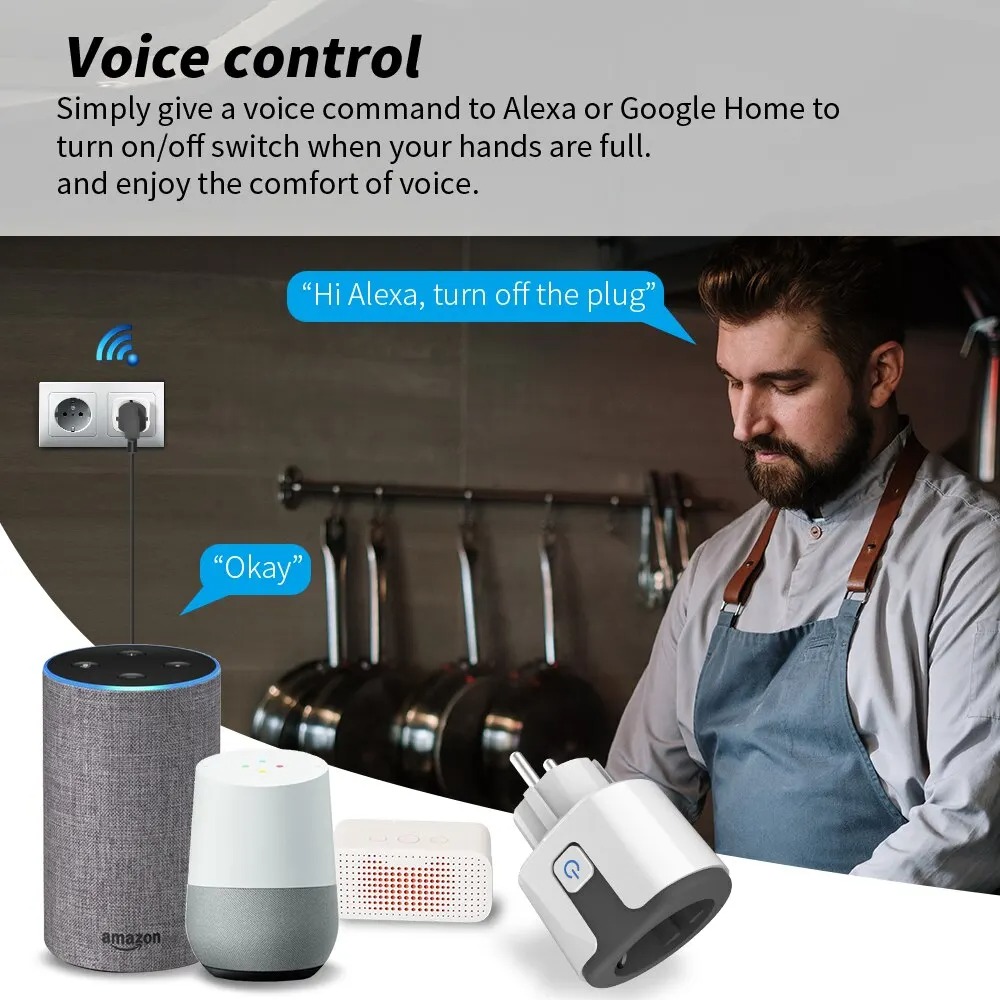 WiFi EU Akıllı Priz Tuya Uygul - Smart Home Project incelemesi ve fiyatı