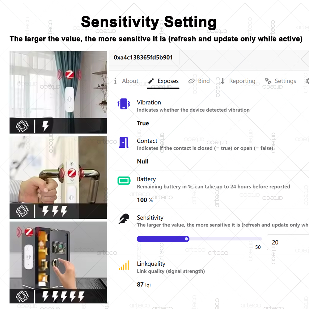 Akıllı ZigBee 3.0 Titreşim Sen - Smart Home Project incelemesi ve fiyatı