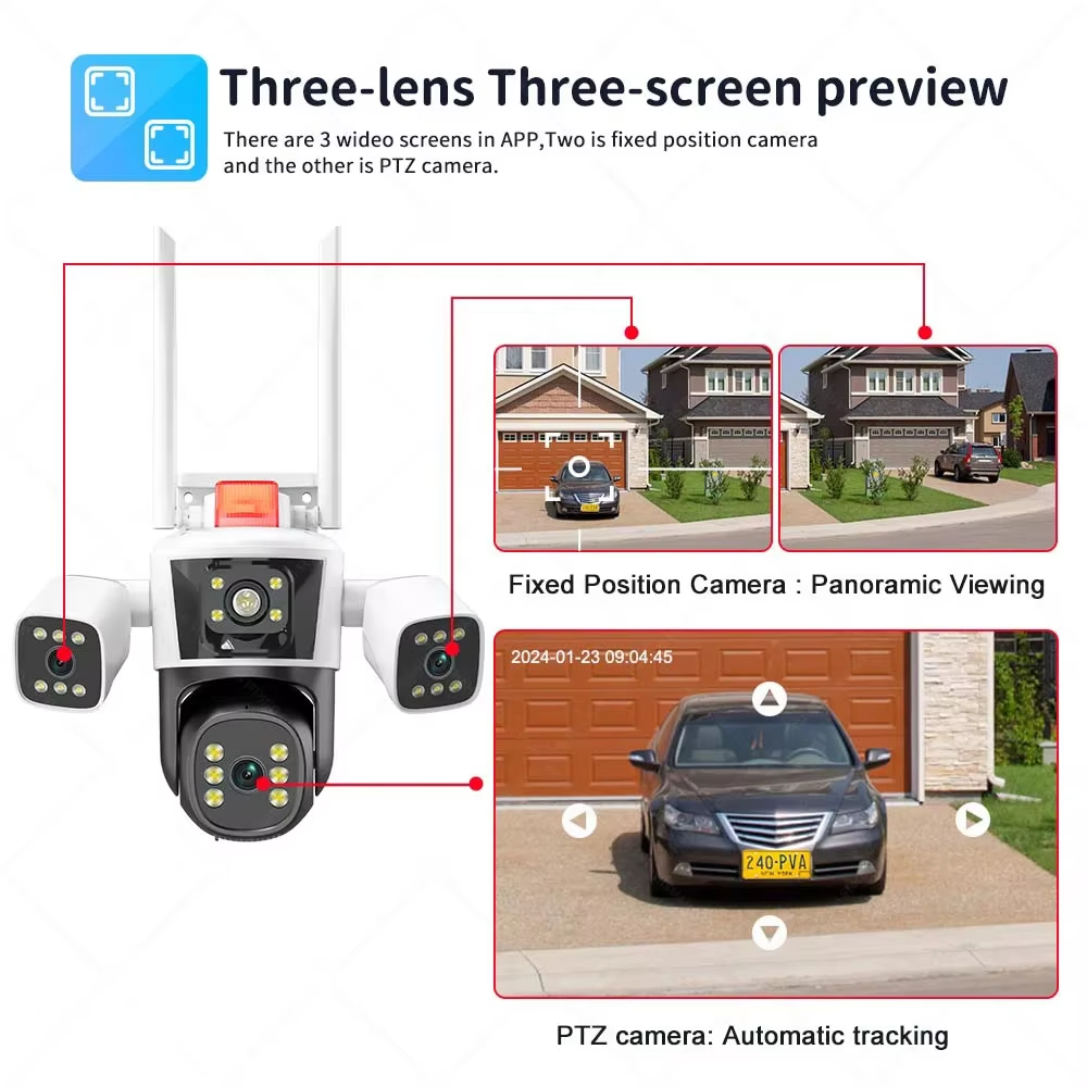6K 12MP Dış Mekan WiFi Kablosu - Smart Home Cctv Camera incelemesi ve fiyatı