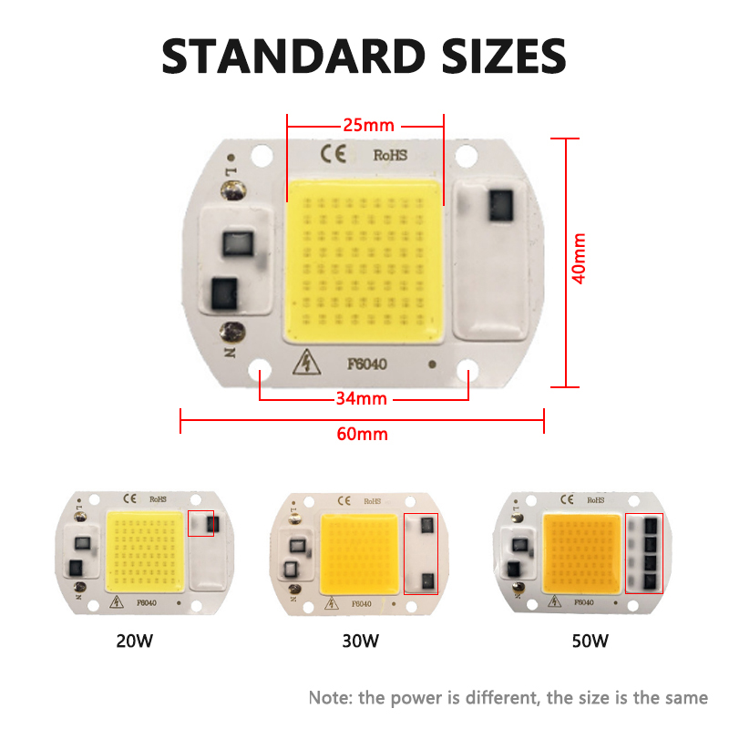 3000K 6000K LED COB çip ışık b - Smart Home Outdoor incelemesi ve fiyatı