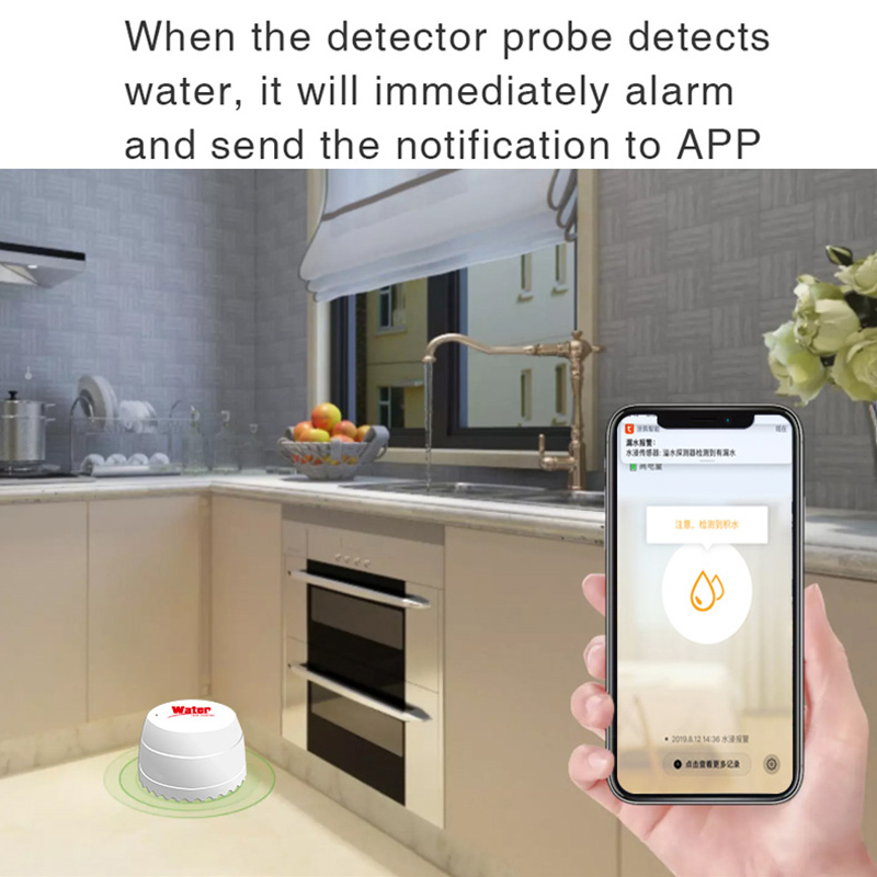 Tuya WiFi Su Kaçak Sensörü Akı - Smart Home Security System incelemesi ve fiyatı