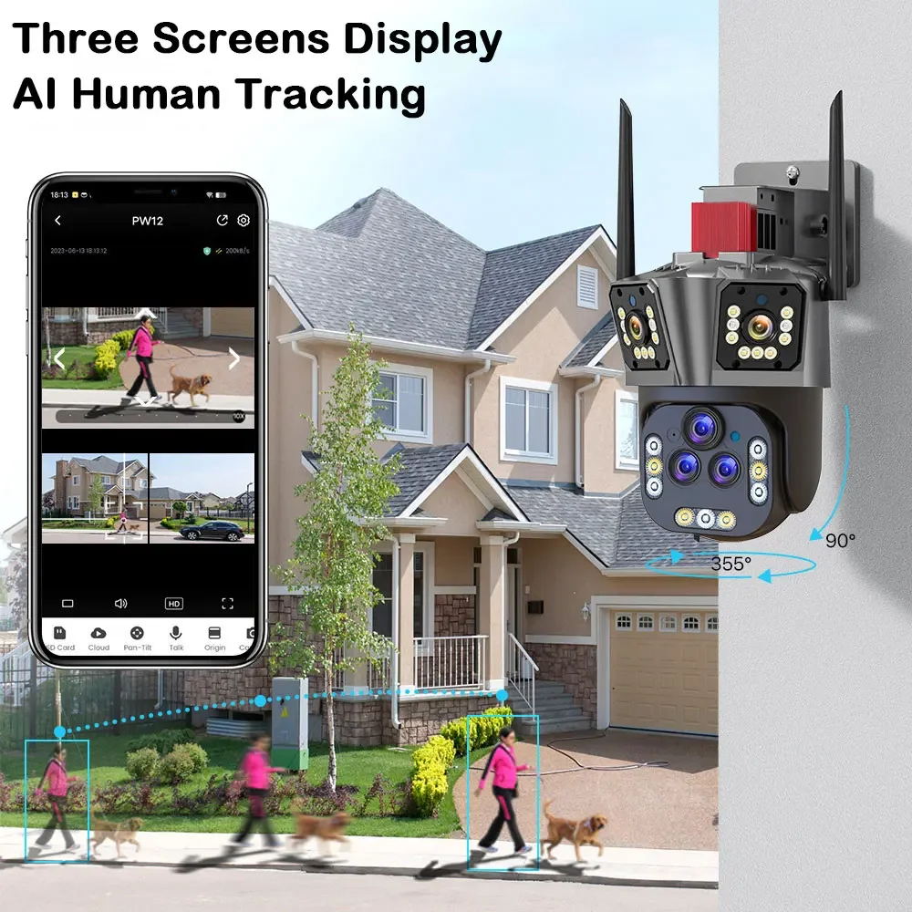 Ultra 10 10K WIFI PTZ kontrol  - Smart Home Cctv Camera incelemesi ve fiyatı