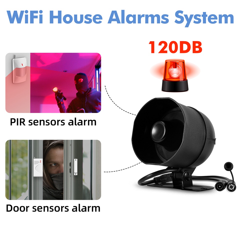 KERUI 120db Tuya Akıllı WiFi h - Smart Home Speaker incelemesi ve fiyatı