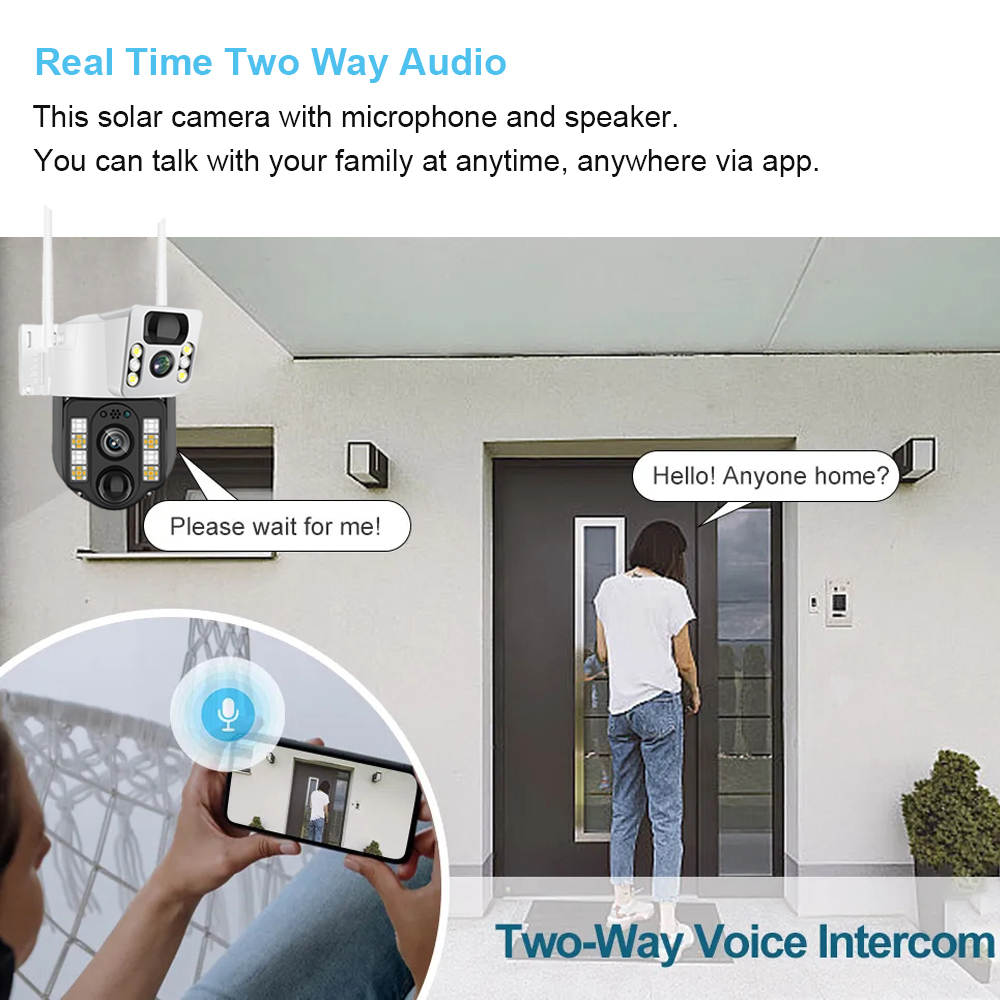 WiFi/4G güneş kamera IP CCTV g - Smart Home Project incelemesi ve fiyatı