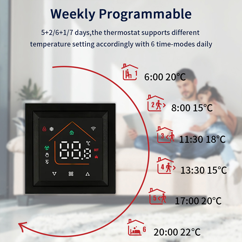 Akıllı WiFi Termostat Tuya Sma - Smart Home Security System incelemesi ve fiyatı