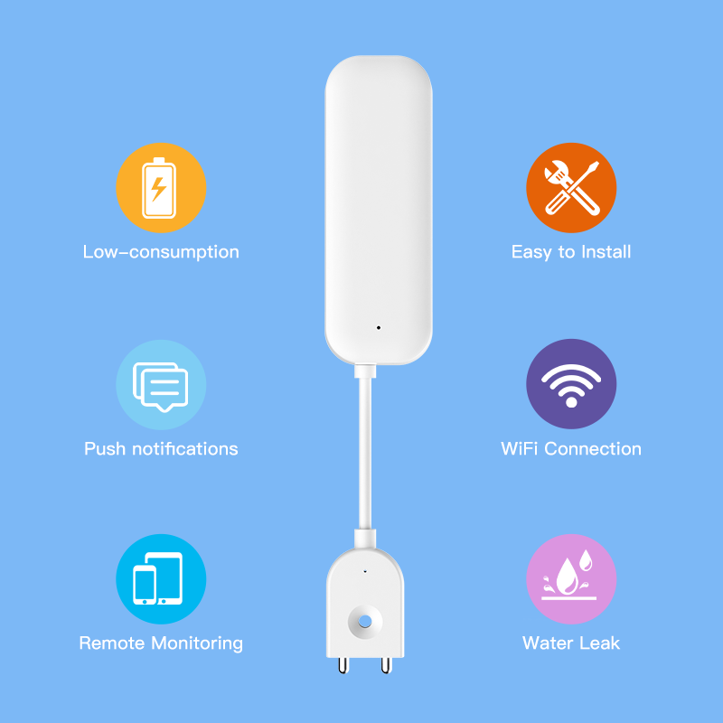 Tuya WiFi ZigBee Su Sensörü Ka - Smart Home Iot incelemesi ve fiyatı
