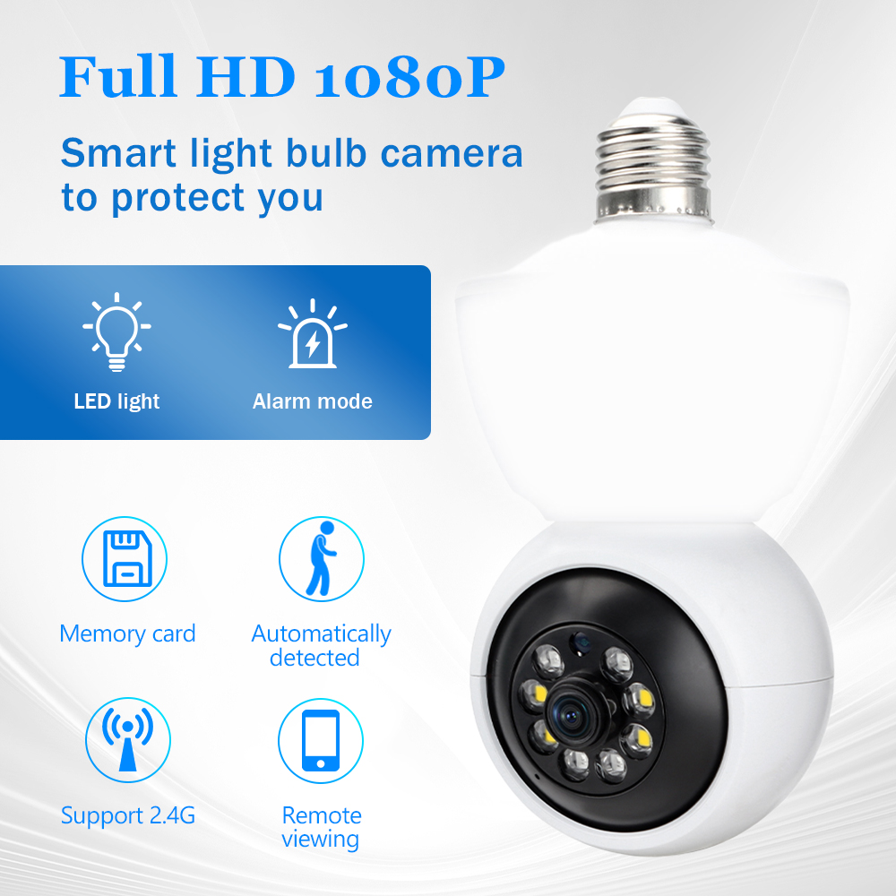 5MP 2.4G Wifi IP Ampul Tipi Gü - Smart Home Cctv Camera incelemesi ve fiyatı