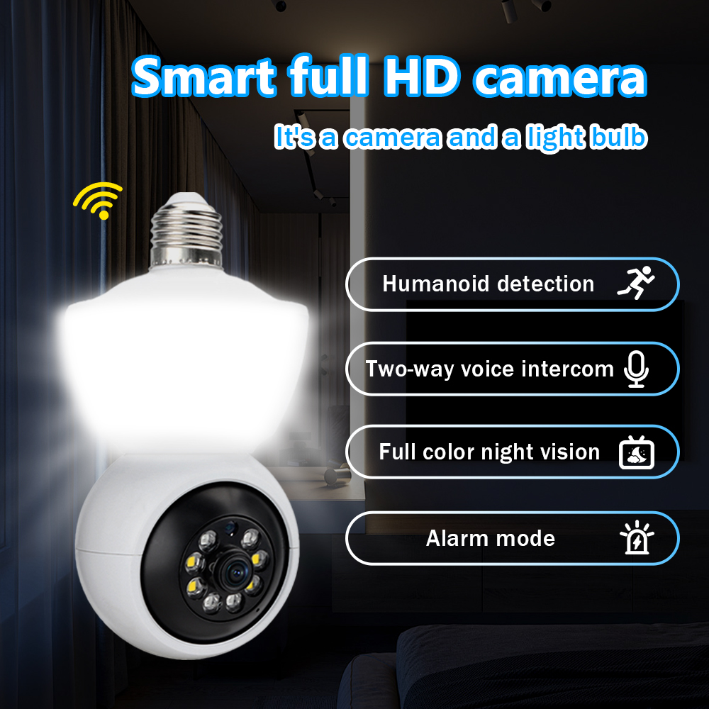 5MP 2.4G Wifi IP Ampul Tipi Gü - Smart Home Cctv Camera incelemesi ve fiyatı