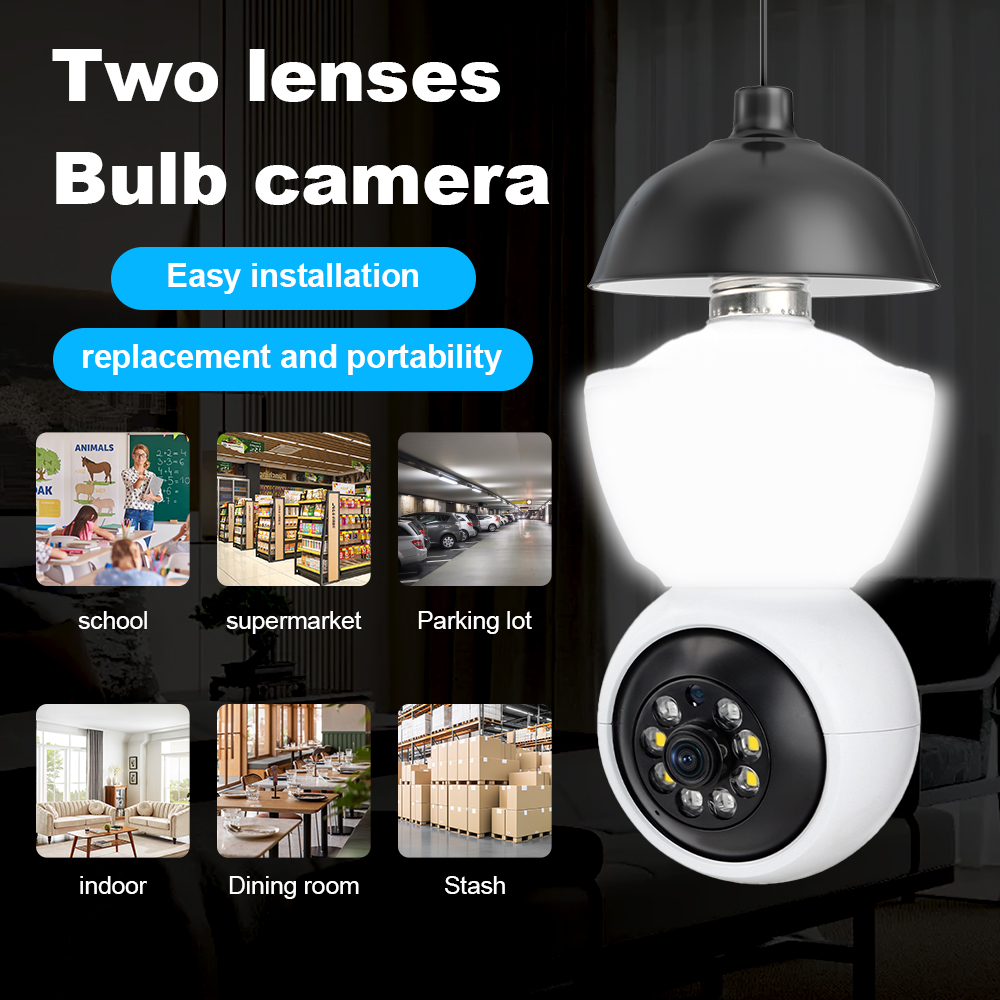 5MP 2.4G Wifi IP Ampul Tipi Gü - Smart Home Cctv Camera incelemesi ve fiyatı