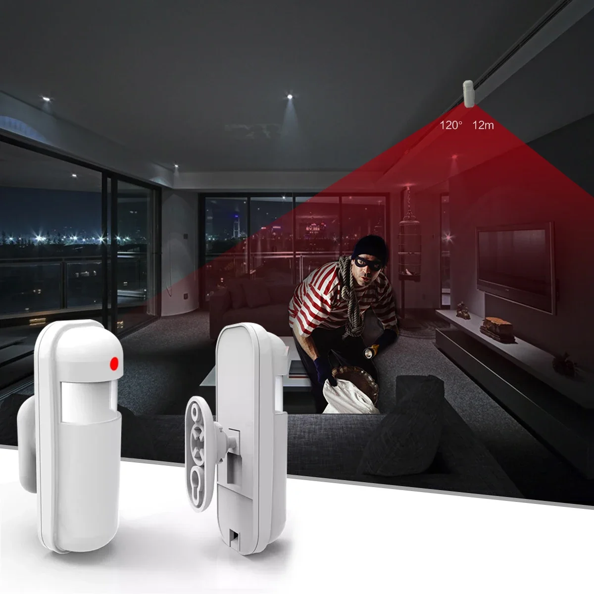 433 MHz Hareket Sensörü Kablos - Smart Home Security System incelemesi ve fiyatı
