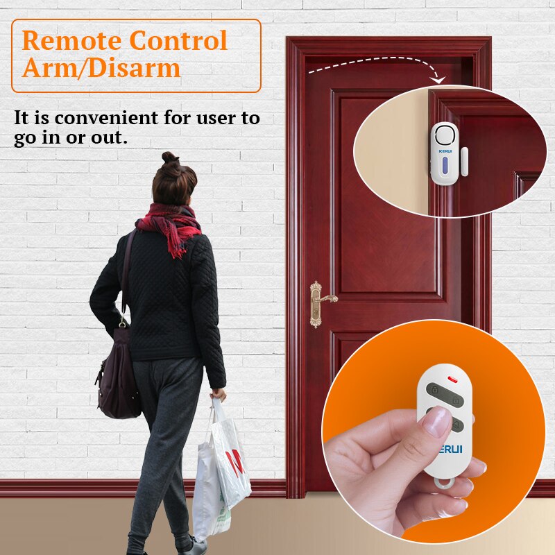KERUI 120DB Kablosuz Kapı/Penc - Smart Home Security System incelemesi ve fiyatı