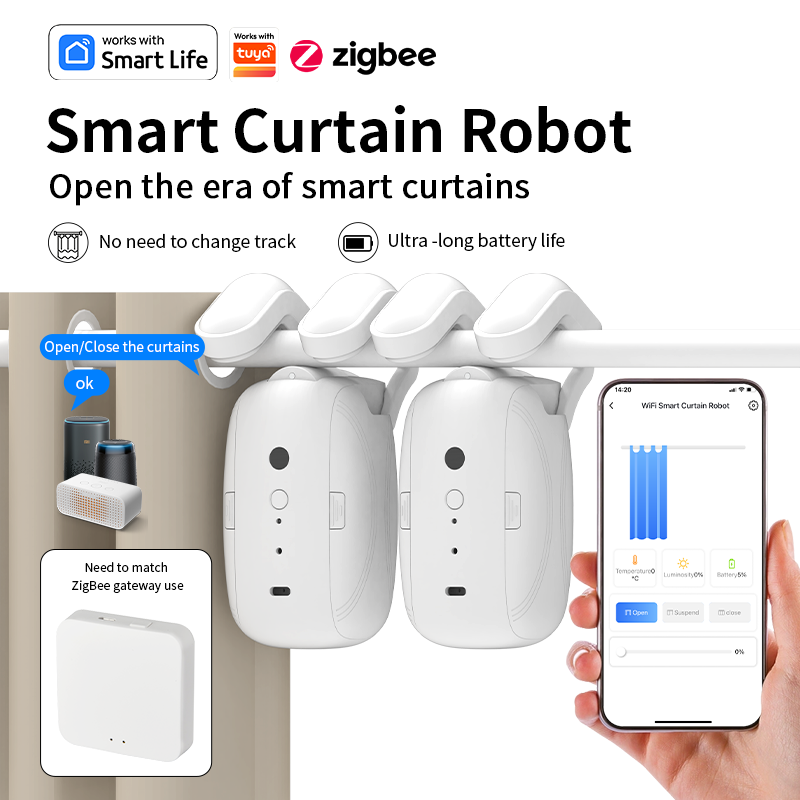 Zigbee Akıllı Perde Sürücü Rob - Smart Home Appliances incelemesi ve fiyatı