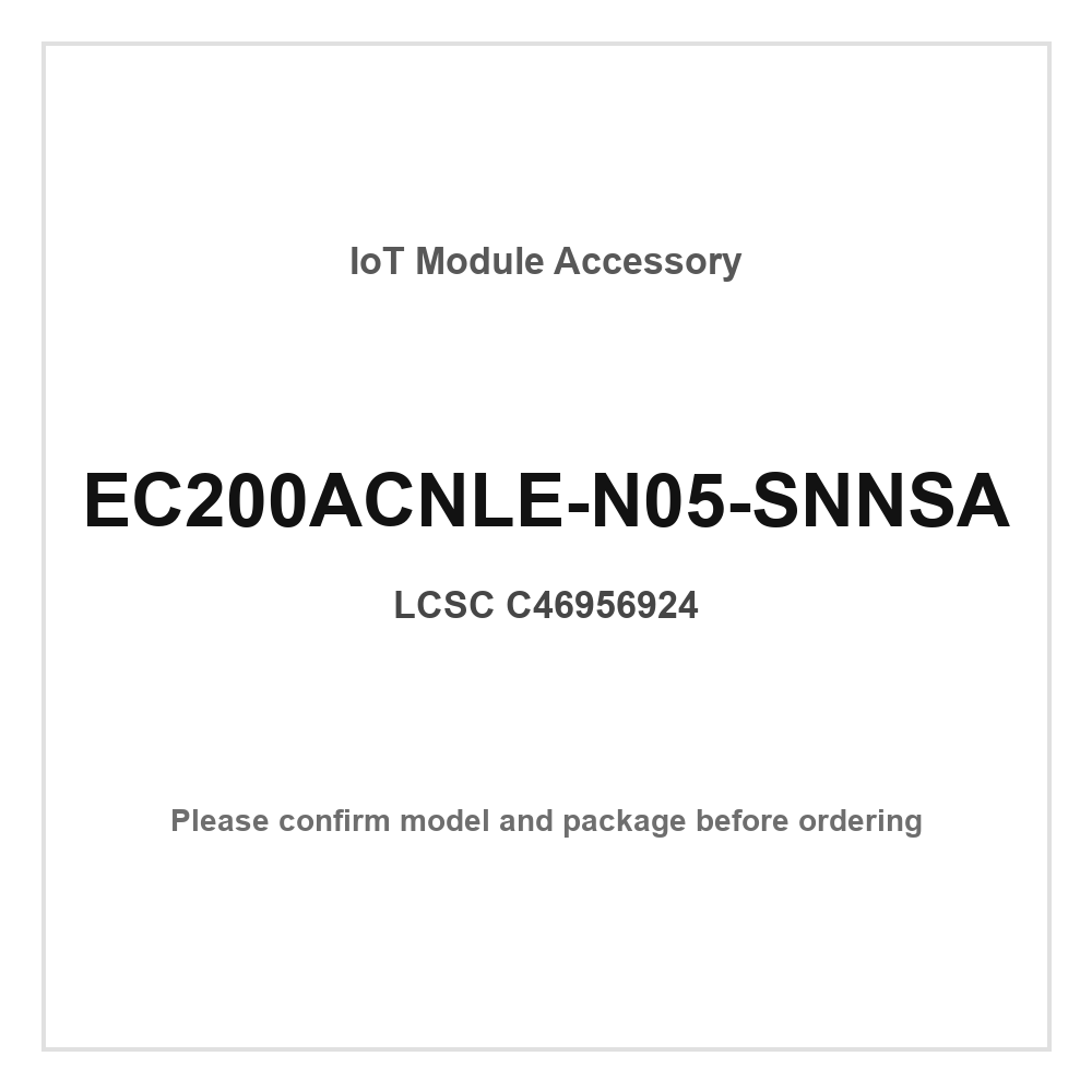 1 adet EC200ACNLE-N05-SNNSA I2 - Smart Home Iot incelemesi ve fiyatı